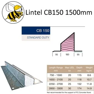 Lintel CB150 1500mm
