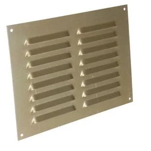 Louvre Vent Antique Gold 241 x 169mm Bm362/G