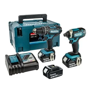 Makita DLX2131JX1 18V 2 Piece Kit Inc Combi Drill and Impact Driver