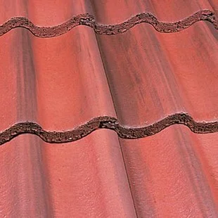 Marley Mendip Old English Dark Red Concrete Roof Tile