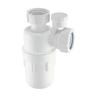 McAlpine A10V 75 mm Water Seal Anti Syphon Bottle Trap with 1 1/4 Multifit Outlet