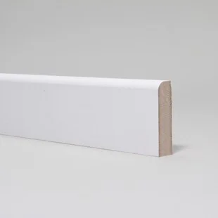 MDF 15mm x 68mm Rounded 1 Edge 9mm White Primed