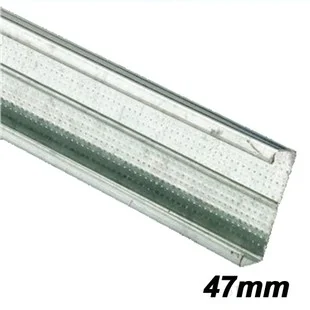 Metal 47mm x 17mm CD Profile 0.5mm x 3mtr