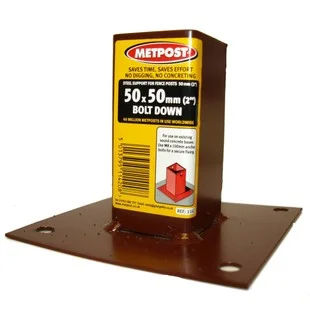 Metpost Bolt Down Wedge Grip 50 x 50mm Box