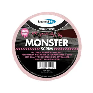 Monster Scrim Tape Pink 50 mm x 90 m