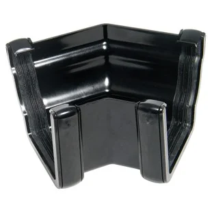 Floplast Niagara Ogee 110mm 135Deg External Angle Black Ref RAN4