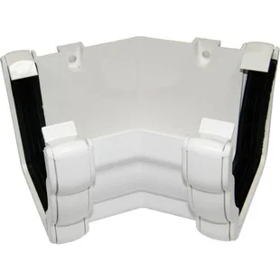 Floplast Niagara Ogee 110mm 135Deg Internal Angle White Ref RAN3