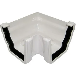 Floplast Niagara Ogee 110mm 90Deg External Angle White Ref RAN2