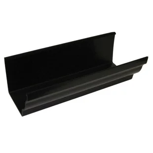 Floplast Niagara Ogee 110mm Gutter 4mtr Black Ref RGN4