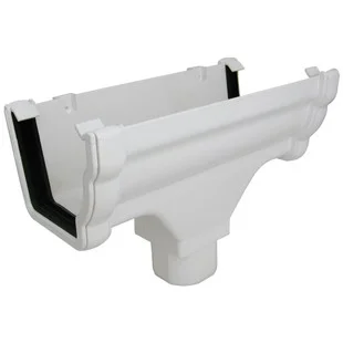 Floplast Niagara Ogee 110mm Running Outlet Multi Outlet White Ref RON1