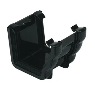 Floplast Niagara Ogee 110mm Union Bracket Black Ref RUN1