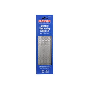 Faithfull Diamond Sharpening Kit 200 x 70 x 8mm