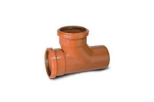 Polypipe Double Socket Equal Sewer Junction 160mm x 90 Deg Ref UG624