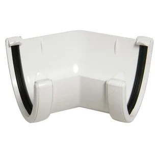 Floplast Deepflow 135Deg Gutter Angle White REF RAH2