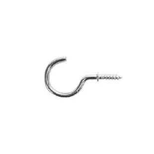 Pre Pack Cup Hooks ZP 38mm PK5 Ref HE37P