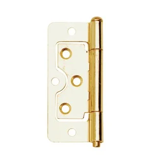 Prepack 105 Steel Flush Hinge Electro Brass E/B 3 (2 pack)