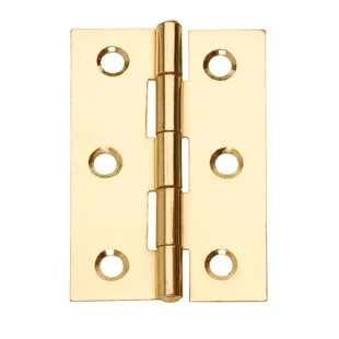 Prepack 1838 Steel Butt Hinges Electro Brass E/B 4 (2 pack)