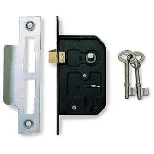 Prepack 5 Lever Sashlock 2.5 Stainless Steel Bs Kitemark
