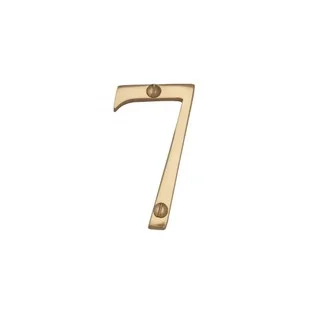 Prepack Brass Numeral - 7