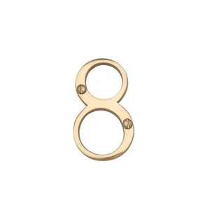Prepack Brass Numeral - 8