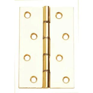 Prepack DSW Polished Brass 3 Butt Hinge (2 pack)