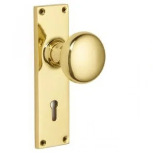 Prepack Victorian Mortice Knob Lock Handles