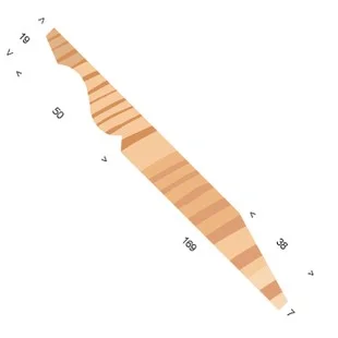 Redwood 25X175mm Regency/Chamf Skirting