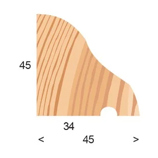 Redwood 50X50mm Weathermould
