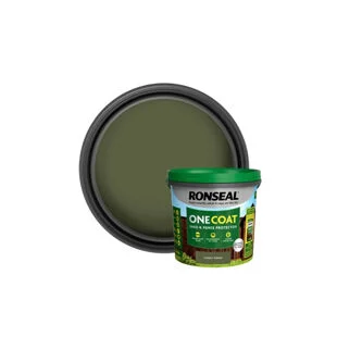 Ronseal One Coat Shed & Fence Protector Forest Green 9Ltr