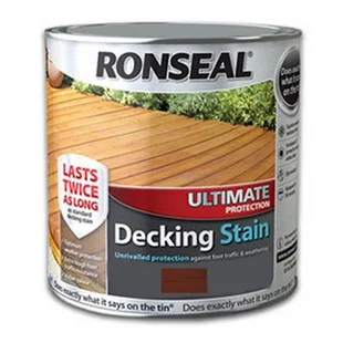 Ronseal Ultimate Decking Stain 2.5Ltr Rich Mahogany Ref 36909