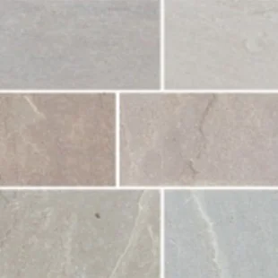 Sandstone Tumbled Setts 140x140mm x 22mm Forest Blend