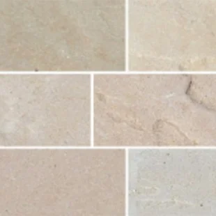 Sandstone Tumbled Setts 140x140mm x 22mm Sunset blend