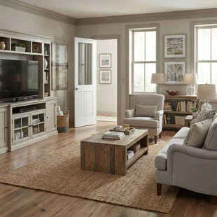 White Moulded Smooth Cottage Glazed Door 78 x 27"