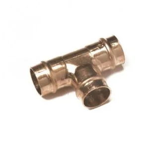 SR24 Solder Ring Equal Tee 22mm WRAS Only Ff Ref 36651315