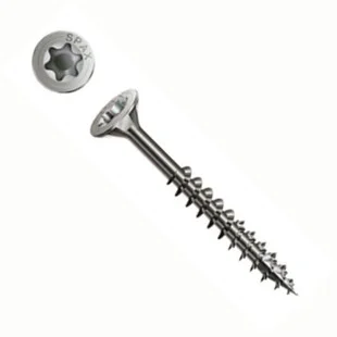 Spax Stainless Steel 4mm x 40mm Retail Pack Of 25no Screws