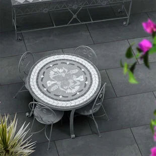 Porcelain Station 900mm x 600mm Black (Pack:48)