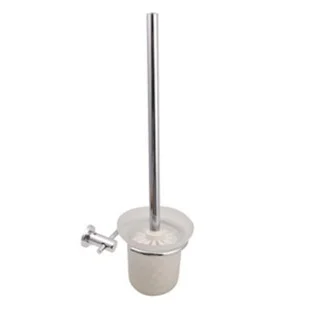 Thames Frosted Glass Toilet Brush & Holder ATH010CP