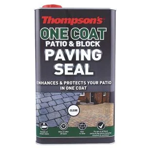 Thompsons One Coat Patio & Block Paving Seal Clear 5Ltr