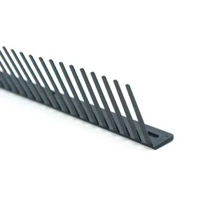 Timloc Eaves Comb Filler For Profiled Roof Tiles 1m Black
