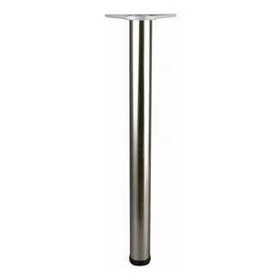 Satin Nickel Table Leg 870mm Ref TLSN870