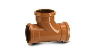 Polypipe Triple Socket Equal Sewer Junction 160mm x 160mm x 160mm x 87.5 Deg Ref UG623