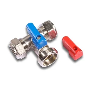 QW Wash Mac Valve - Tee 15 x 15 x 3/4" Np Ref 10035301