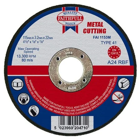 Metal Cutting Disc Flat 115 x 3.2 x 22mm