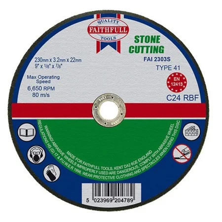 Stone Cutting Disc Flat 230 x 3.2 x 22mm