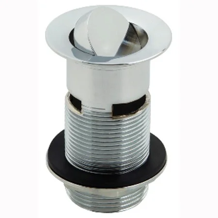 32mm Slotted Basin Waste Chrome Flip Plug Wst383 201877