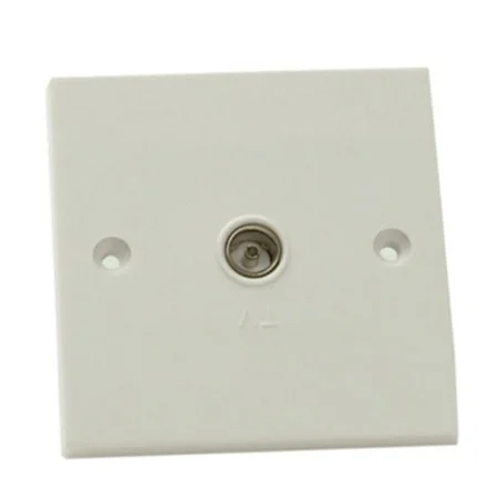 1 Gang Coax Wall Plate Ref P3248
