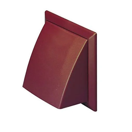 100mm Wall Outlet with Cowl & Damper Brown 44932B