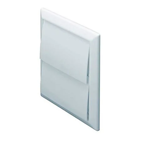 100mm Wall Outlet with Gravity Flaps White 44910W