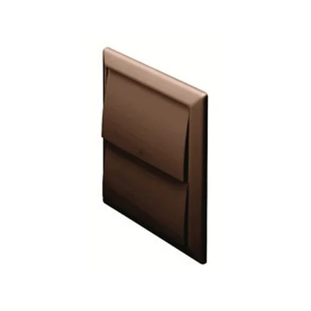 100mm Wall Outlet with Gravity Flaps Brown 44910B