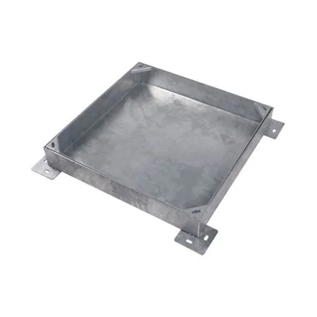 600x450x100mm Recessed 10T GPW Steel Manhole Cover  & Frame Pavior CD 790R/100